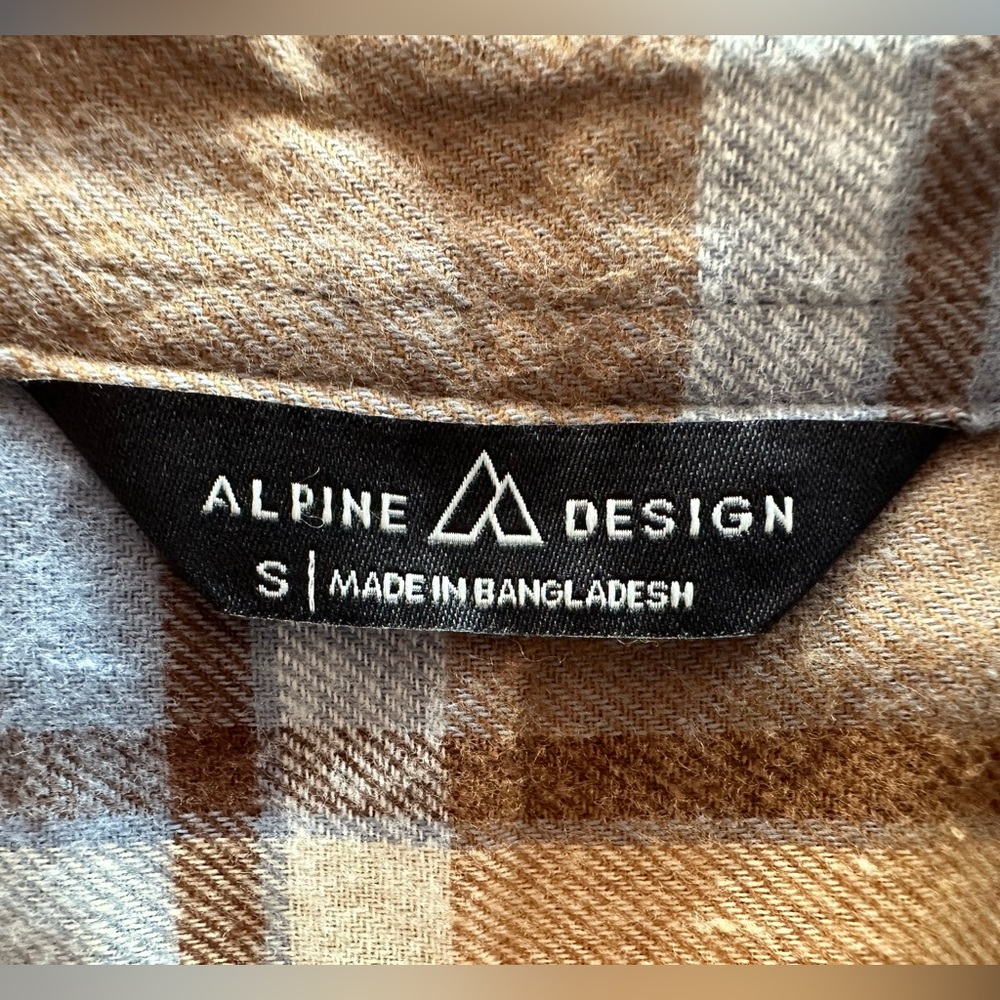 Alpine Design Flannel Shirt - NWT - Picture 4 of 6